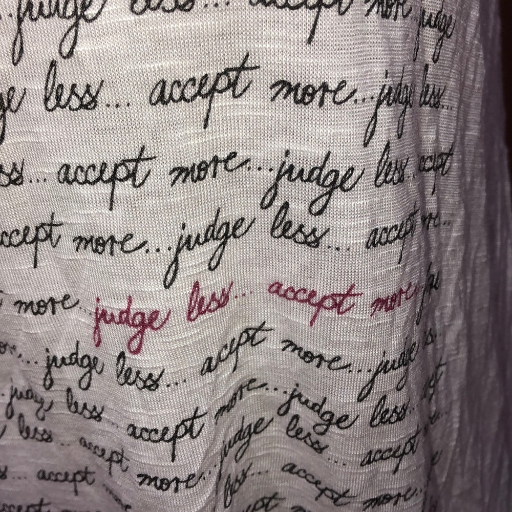 H.I.P. Tank top Judge Less Accept More Small - Picture 2 of 6